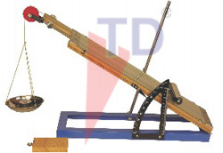 INCLINED PLANE WITH ANGLE MEASURER