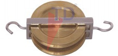 PULLEY-DOUBLE PARALLEL BRASS 