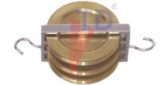 PULLEY-TRIPLE PARALLEL BRASS