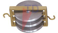 PULLEY-TRIPLE PARALLEL METAL