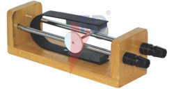 APPARATUS TO SHOW FORCE ON A CONDUCTOR IN A MAGNETIC FIELD