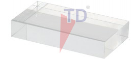 PERSPEX BLOCK, RECTANGULAR